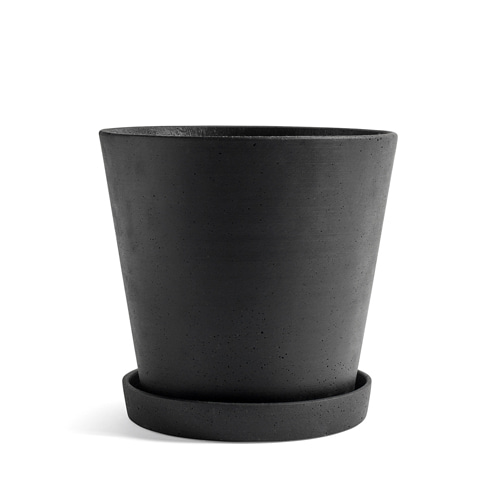 Flower Pot with Saucer, XXLarge 4 colors