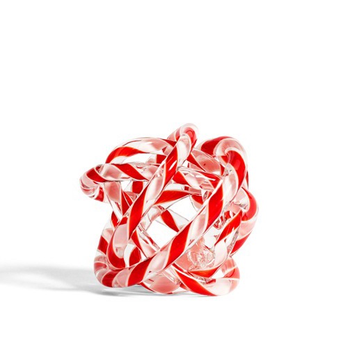 Knot No.2 M  Red &amp; White