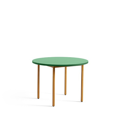 Two Colour Table  투 컬러 테이블 Ø105 x H74  그린 / 골든 옐로우