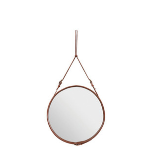 Adnet Circulaire Mirror Tan 58cm