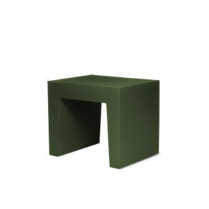 CONCRETE SEAT RECYCLED FOREST GREEN