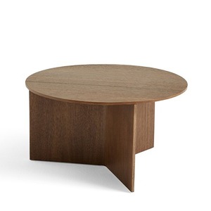 Slit Table Wood Round XL  슬릿 테이블 우드 라운드 XL 월넛