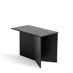 Slit Table Wood Oblong 슬릿 테이블 우드 오블롱 블랙